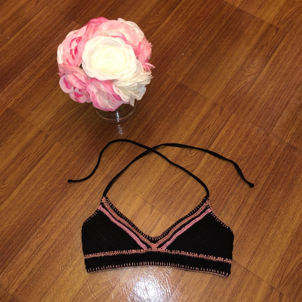 Crochet bikini top